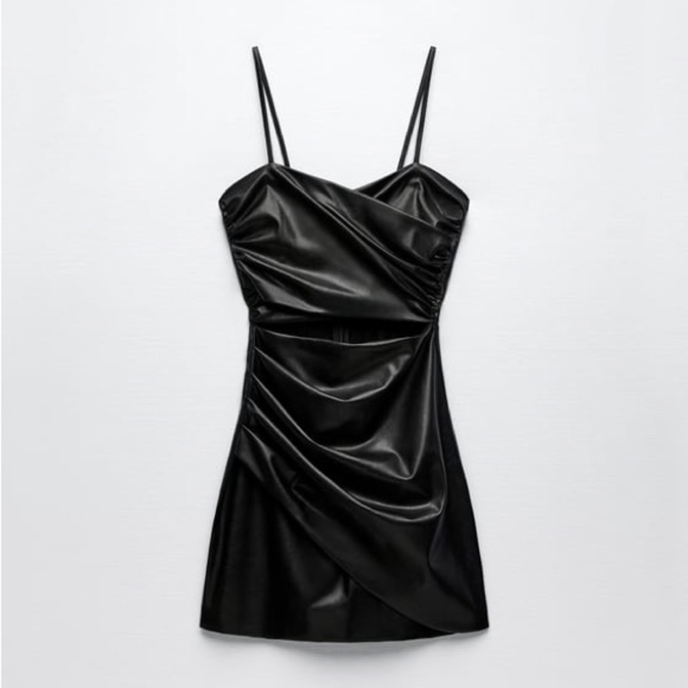Zara Faux Leather Dress